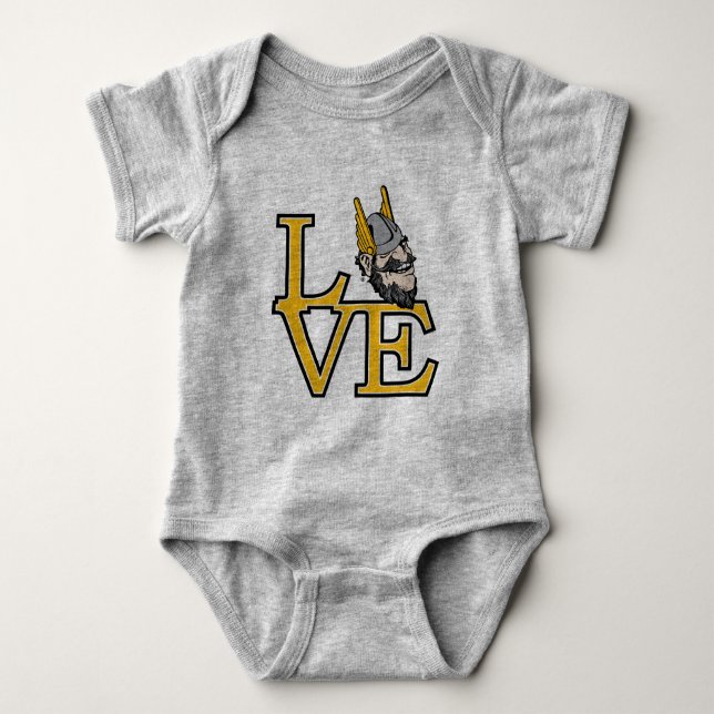University of Idaho Love Baby Bodysuit (Front)