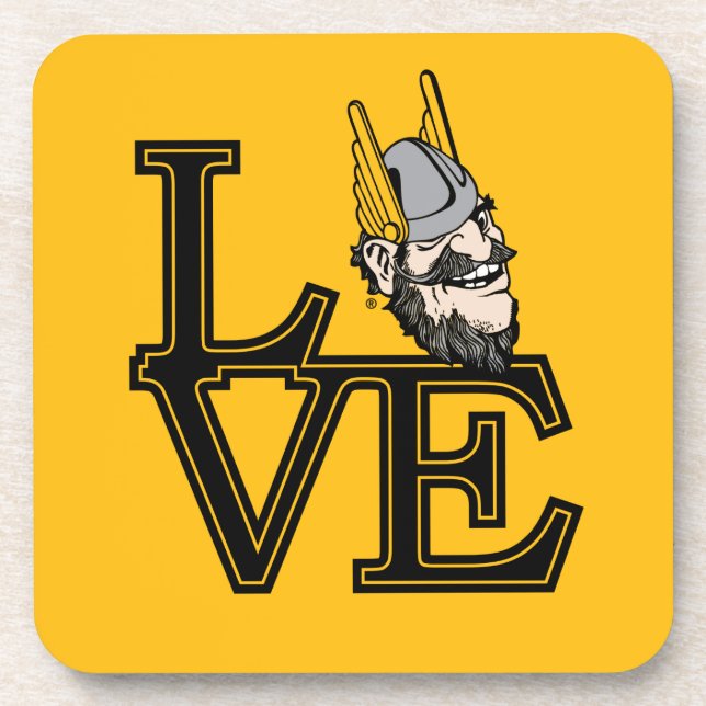 University of Idaho Love Beverage Coaster (Front)