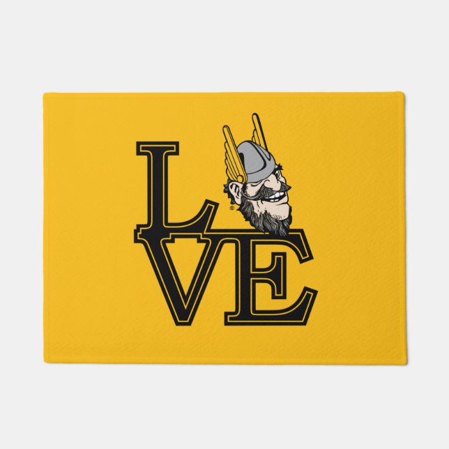 University of Idaho Love Doormat (Front)