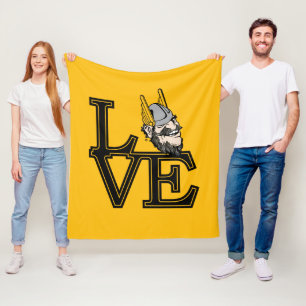 University of Idaho Love Fleece Blanket