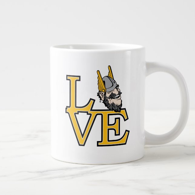 University of Idaho Love Giant Coffee Mug (Right)