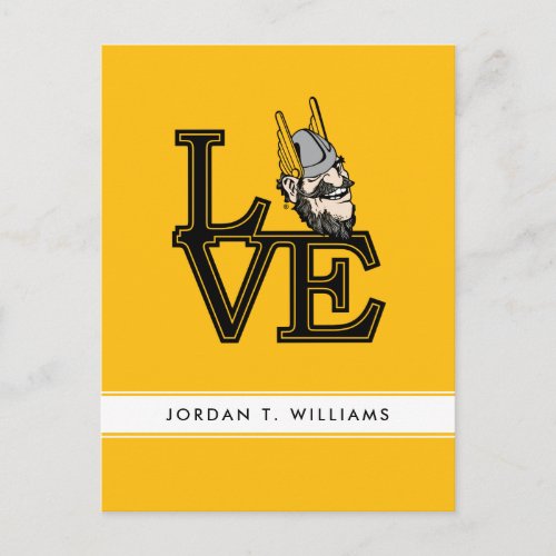 University of Idaho Love Invitation Postcard