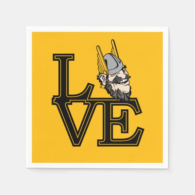 University of Idaho Love Napkins (Front)