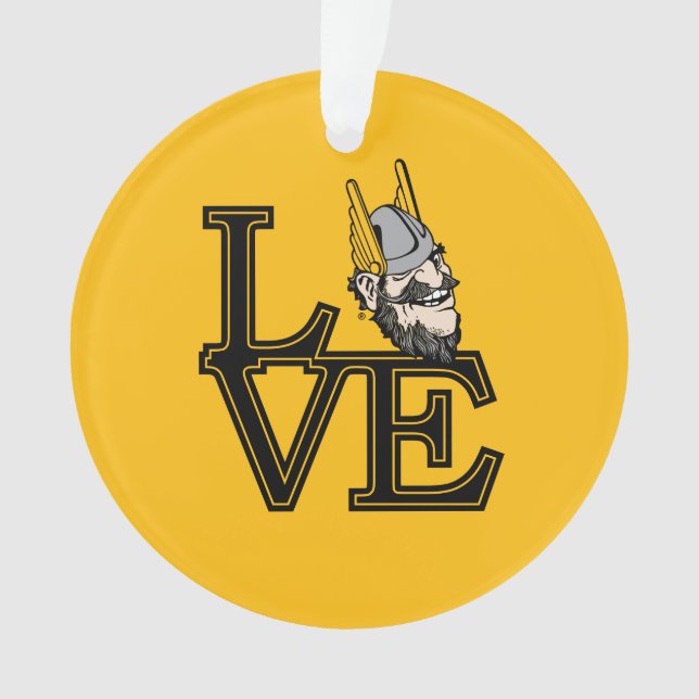 University of Idaho Love Ornament (Front)