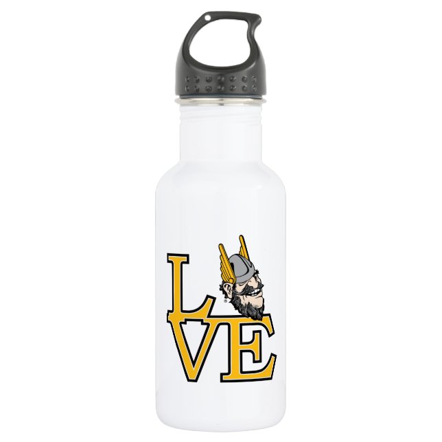 University of Idaho Love Stainless Steel Water Bottle (Front)
