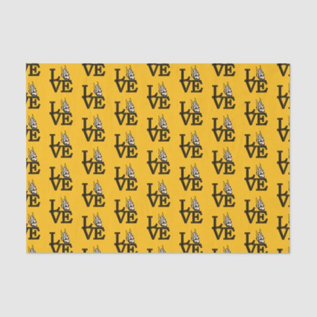 University of Idaho Love Tissue Paper (Front)