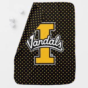 University of Idaho Polka Dot Pattern Baby Blanket