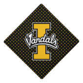 University of Idaho Polka Dot Pattern Graduation Cap Topper | Zazzle