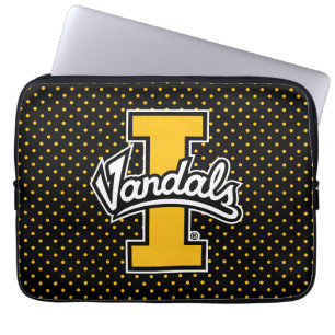 University of Idaho Polka Dot Pattern Laptop Sleeve