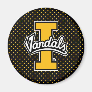 University of Idaho Polka Dot Pattern Magnet