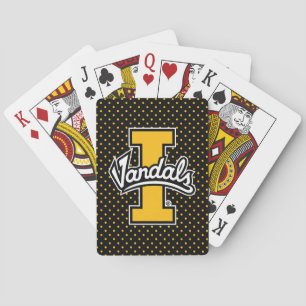 University of Idaho Polka Dot Pattern Poker Cards