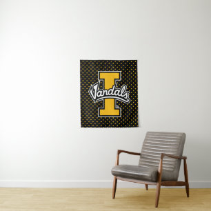 University of Idaho Polka Dot Pattern Tapestry