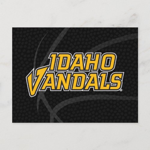 University of Idaho State Basketball Invitation Postcard