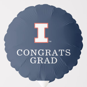 University of Illinois Block "I" Logo Balloon