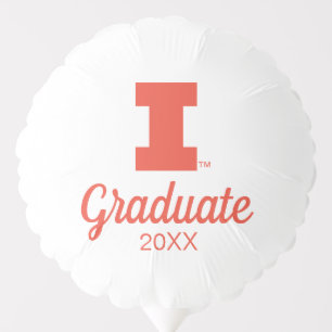 University of Illinois Block "I" Logo Balloon