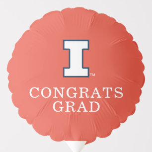 University of Illinois Block "I" Logo Balloon