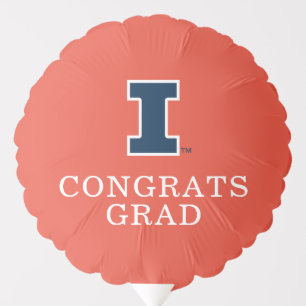 University of Illinois Block "I" Logo Balloon