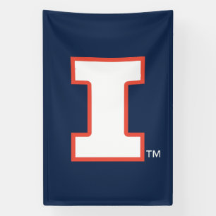 University of Illinois Block "I" Logo Banner
