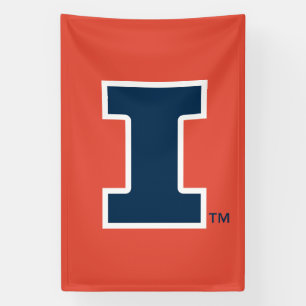University of Illinois Block "I" Logo Banner