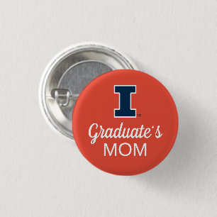 University of Illinois Block "I" Logo Button