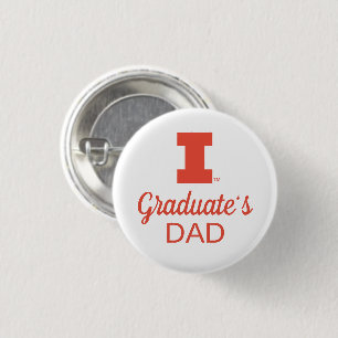 University of Illinois Block "I" Logo Button