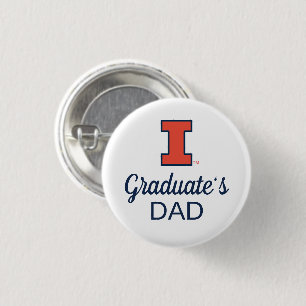 University of Illinois Block "I" Logo Button