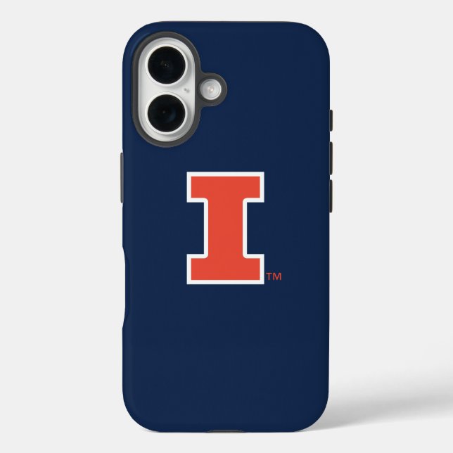 University of Illinois Block "I" Logo Case-Mate iPhone Case (Back)