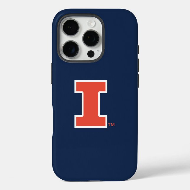 University of Illinois Block "I" Logo Case-Mate iPhone Case (Back)
