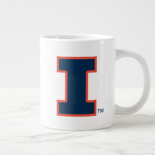 University of Illinois Block "I" Logo Giant Coffee Mug