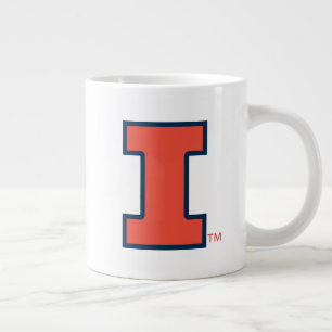 University of Illinois Block "I" Logo Giant Coffee Mug