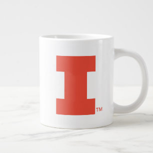 University of Illinois Block "I" Logo Giant Coffee Mug