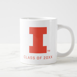 University of Illinois Block "I" Logo Giant Coffee Mug
