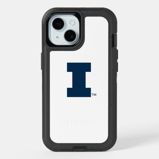 University of Illinois Block "I" Logo iPhone 15 Case (Back)