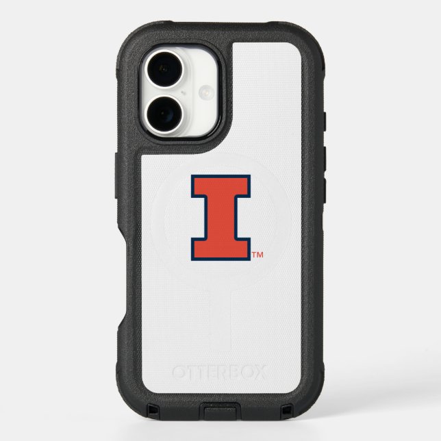 University of Illinois Block "I" Logo Otterbox iPhone Case (Back)