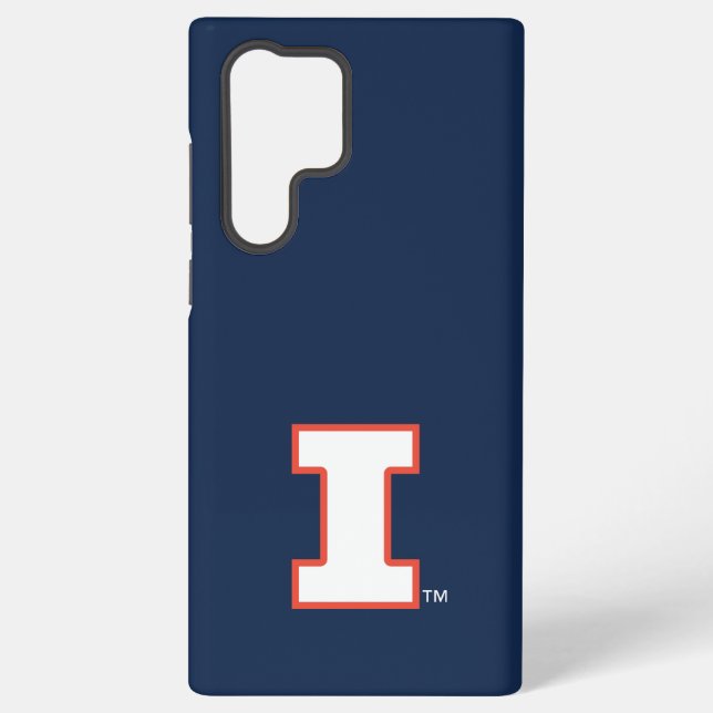 University of Illinois Block "I" Logo Samsung Galaxy Case (Back)