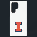 University of Illinois Block "I" Logo Samsung Galaxy S22 Ultra Case<br><div class="desc">The design features the University of Illinois's iconic block "I" logo in a bold, vibrant orange color, outlined with a dark blue border. The letter "I" is centered and designed in a simple, geometric, block style. A small orange trademark symbol (®) is positioned in the lower right corner of the...</div>