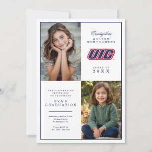 University of Illinois Chicago Graduation Invitation