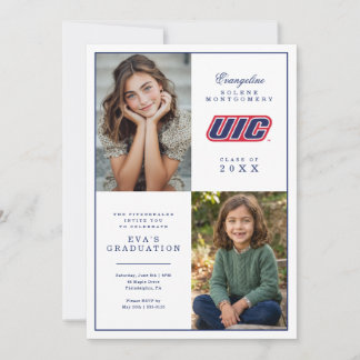 University of Illinois Chicago Graduation Invitation