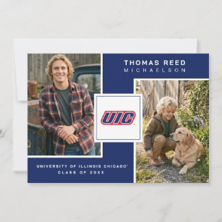 University of Illinois Chicago Graduation Invitation