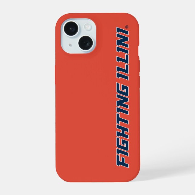 University of Illinois "Fighting Illini" iPhone 15 Case (Back)