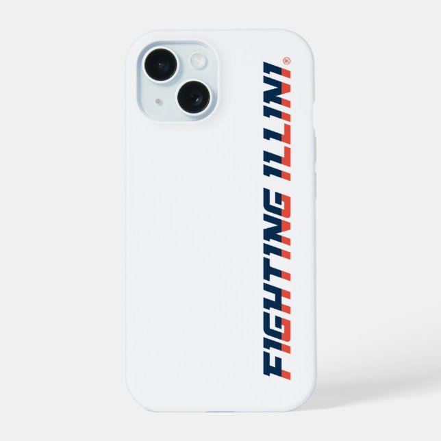 University of Illinois "Fighting Illini" iPhone 15 Case (Back)