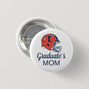 University of Illinois Football Helmet Button