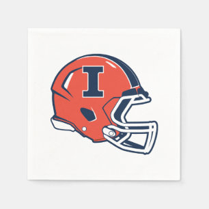 University of Illinois Football Helmet Napkins