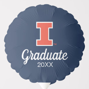 University of Illinois Graduation Balloon
