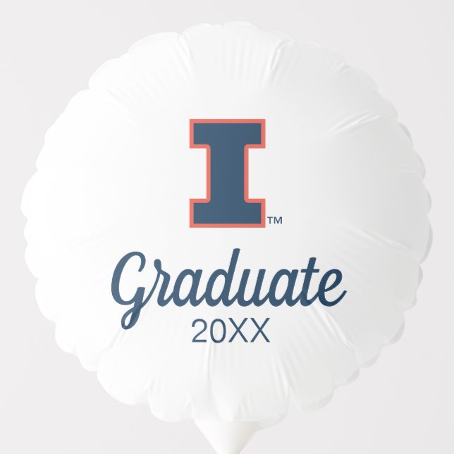 University of Illinois Graduation Balloon (Front)