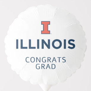 University of Illinois Graduation Balloon