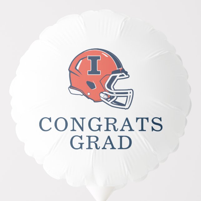 University of Illinois Graduation Balloon (Front)