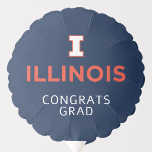 University of Illinois Graduation Balloon