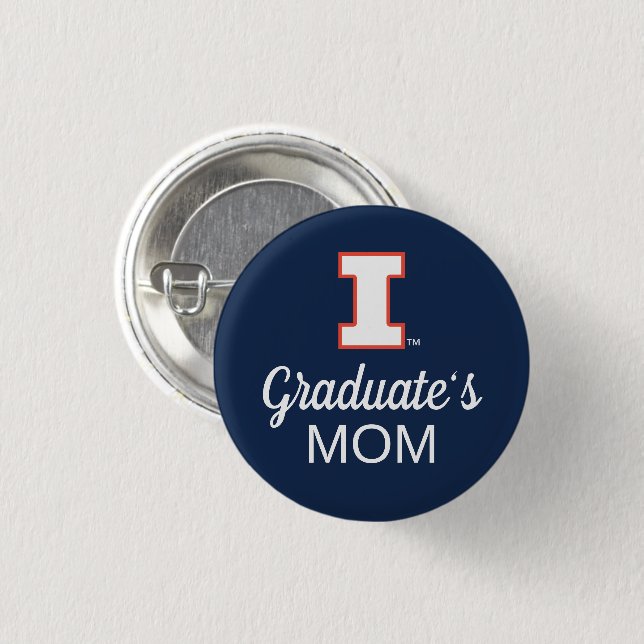 University of Illinois Graduation Button (Front & Back)