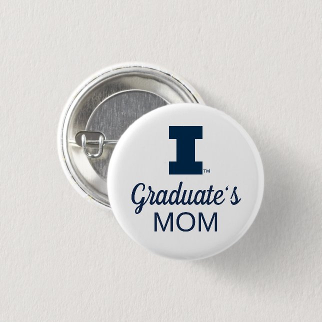 University of Illinois Graduation Button (Front & Back)